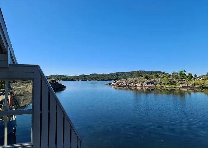 Prázdninový areál Usjenert Idyllisk Sjobu Kragerø
